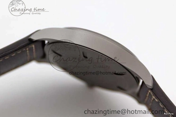 MIROTIME 0315 Mark XVIII IW327006 Titanium M+F 1:1 Best Edition Black Dial on Brown Leather Strap A Efficient 7052